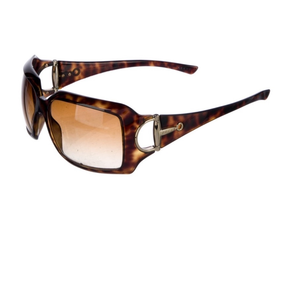 Gucci Tortoiseshell Gradient Lens Women's Sunglasses - Picture 2 of 3